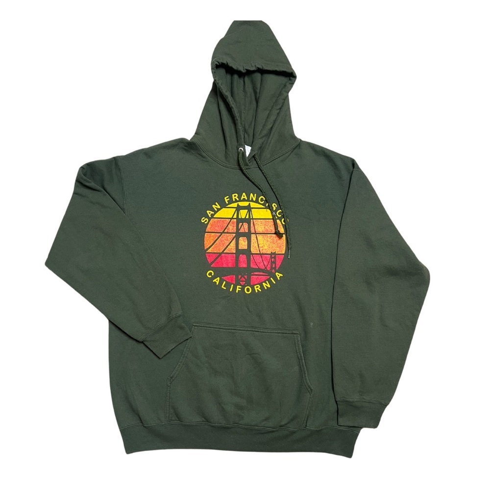 Golden City Vibes: San Francisco Green Sweater